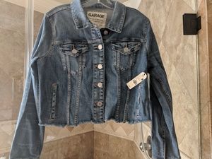 NWT GARAGE DENIM JACKET LARGE